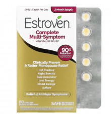 Estroven, Complete Multi-Symptom Menopause Relief, 60 Caplets