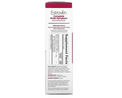 Estroven, Complete Multi-Symptom Menopause Relief, 60 Caplets Estroven, Complete Multi-Symptom Menopause Relief, 60 Caplets