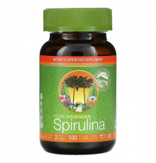 Nutrex Spirulina Pacifica Pure Hawaiian Nature's Multi-Vitamin 500 mg 100 Tablets