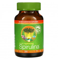 Nutrex Hawaii, Pure Hawaiian Spirulina, 500 mg, 200 Tablets