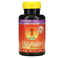 Nutrex Hawaii, BioAstin Supreme, 6 мг, 60 желатиновых капсул