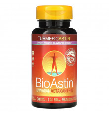 Nutrex Hawaii, Turmericastin, BioAstin Hawaiian Astaxanthin, 30 Vegan Soft Gels