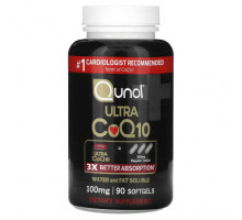 Коэнзим Q10 Qunol, Ultra CoQ10, 100 мг, 90 мягких таблеток