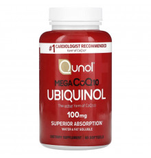 Qunol Mega CoQ10 60 Softgels