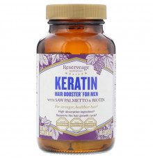 ReserveAge Nutrition, Кератиновое усиление для волос для мужчин, 60 капсул