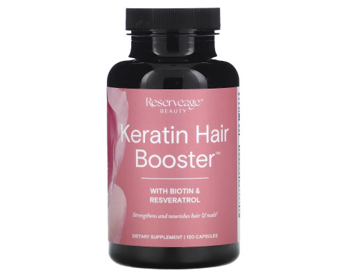ReserveAge Nutrition, Кератиновый усилитель волос, 120 капсул ReserveAge Nutrition, Кератиновый усилитель волос, 120 капсул