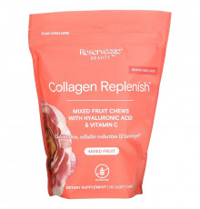 ReserveAge Nutrition, Collagen Replenish, фруктовый вкус, 60 жевательных конфет