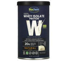 Biochem, 100% Whey Isolate Protein, Natural Flavor, 12.3 oz (350 g)