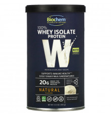 Biochem, 100% Whey Isolate Protein, Natural Flavor, 12.3 oz (350 g)