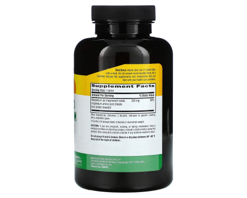 Country Life, Chelated Magnesium, 250 mg, 240 Tablets Country Life, Chelated Magnesium, 250 mg, 240 Tablets