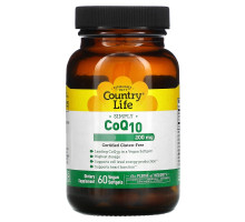 Country Life Gluten Free CoQ10 Gluten-Free 200 mg 60 Vegan Softgels