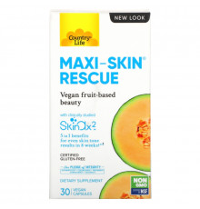 Country Life, Maxi-Skin Rescue, 30 капсул
