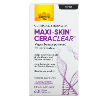 Country Life, Maxi-Skin Cera Clear, 60 Vegan Capsules