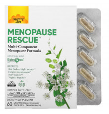 Country Life, Menopause Rescue, 60 Vegetarian Capsules