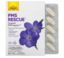 Country Life, PMS Rescue, Targeted PMS Support, 60 Vegan Capsules