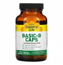 Country Life, Basic-B в капсулах, 90 вегетарианских капсул