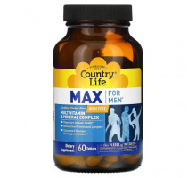 Витаминно-минеральные комплексы Country Life, Max for Men, мультивитаминный и минеральный комплекс, без железа, 60 таблеток