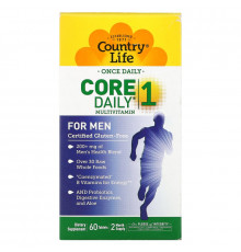 Country Life, Core Daily-, Мультивитамины для мужчин, 60 таблеток