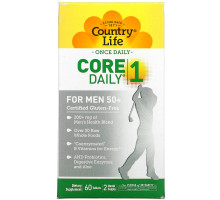 Country Life, Core Daily-1, Мультивитамины, для Мужчин 50+, 60 таблеток