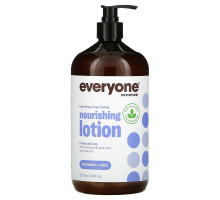 EO Products, Лосьон для тела Everyone Лаванда + Алоэ, питает и успокаивает кожу,  32 ж. унции (960 мл)