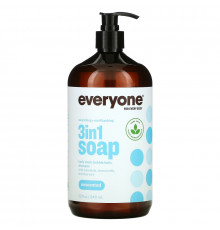 Everyone Soap For Everybody 3 in 1 Unscented 32 fl oz (946 ml)