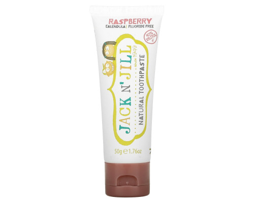 Jack n' Jill Natural Toothpaste Raspberry 1.76 oz (50 g) Jack n' Jill Natural Toothpaste Raspberry 1.76 oz (50 g)