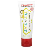 Jack n' Jill Natural Toothpaste with Certified Organic Strawberry 1.76 oz (50 g)