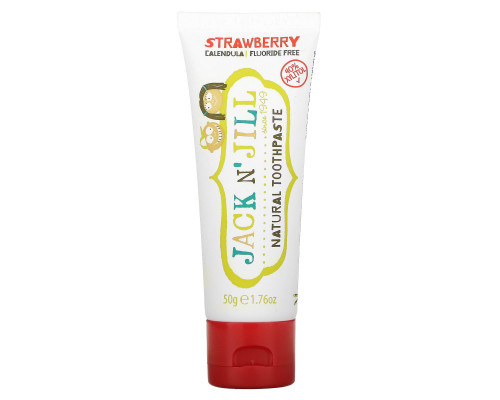 Jack n' Jill Natural Toothpaste with Certified Organic Strawberry 1.76 oz (50 g) Jack n' Jill Natural Toothpaste with Certified Organic Strawberry 1.76 oz (50 g)