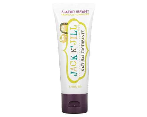 Jack n' Jill Natural Toothpaste with Certified Organic Blackcurrant 1.76 oz (50 g) Jack n' Jill Natural Toothpaste with Certified Organic Blackcurrant 1.76 oz (50 g)