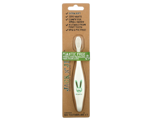 Jack n' Jill Bio Toothbrush Bunny 1 Toothbrush Jack n' Jill Bio Toothbrush Bunny 1 Toothbrush