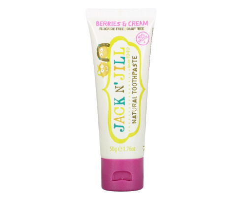 Jack n' Jill, Natural Toothpaste, Berries & Cream, 1.76 oz (50 g) Jack n' Jill, Natural Toothpaste, Berries & Cream, 1.76 oz (50 g)