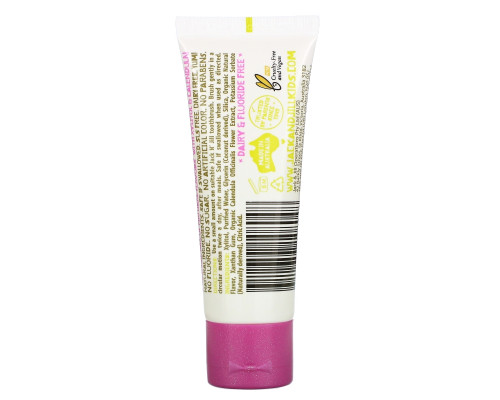 Jack n' Jill, Natural Toothpaste, Berries & Cream, 1.76 oz (50 g) Jack n' Jill, Natural Toothpaste, Berries & Cream, 1.76 oz (50 g)