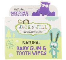 Jack n' Jill, Natural Baby Gum & Tooth Wipes, 25 Individually Wrapped Wipes