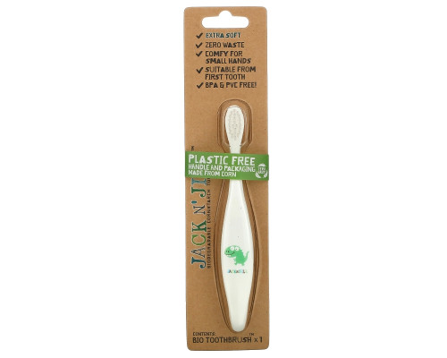 Jack n' Jill Bio Toothbrush Dino 1 Toothbrush Jack n' Jill Bio Toothbrush Dino 1 Toothbrush
