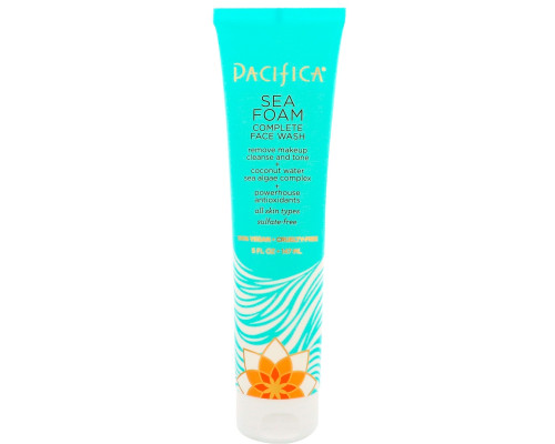 Pacifica Perfumes Inc Natural Skincare Sea Foam Complete Face Wash All Skin Types Sulfate Free 5 oz Pacifica Perfumes Inc Natural Skincare Sea Foam Complete Face Wash All Skin Types Sulfate Free 5 oz
