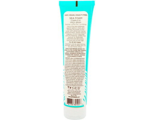 Pacifica Perfumes Inc Natural Skincare Sea Foam Complete Face Wash All Skin Types Sulfate Free 5 oz Pacifica Perfumes Inc Natural Skincare Sea Foam Complete Face Wash All Skin Types Sulfate Free 5 oz