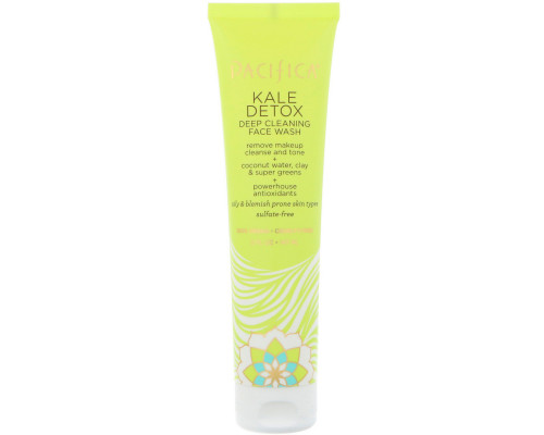 Pacifica, Kale Detox Deep Cleansing Face Wash, 5 fl oz (147 ml) Pacifica, Kale Detox Deep Cleansing Face Wash, 5 fl oz (147 ml)