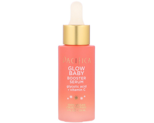 Pacifica, Glow Baby Booster Serum, 1 fl oz (29 ml) Pacifica, Glow Baby Booster Serum, 1 fl oz (29 ml)