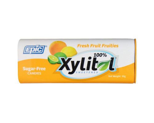 Epic Dental Fresh Fruit Fruities Candies Sugar-Free 30 g Epic Dental Fresh Fruit Fruities Candies Sugar-Free 30 g