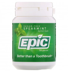 Epic Dental Spearmint Gum 50 Pieces
