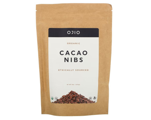 Ojio, Organic Cacao Nibs, 8 oz (227 g) Ojio, Organic Cacao Nibs, 8 oz (227 g)