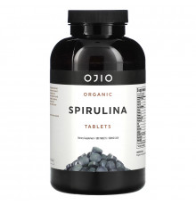 Ojio, Organic Spirulina, 500 mg, 500 Tablets