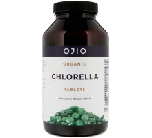 Ojio, Organic Chlorella Tablets, 250 mg, 1000 Tablets