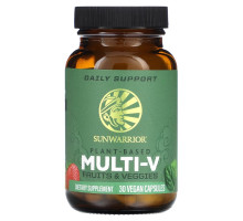Sunwarrior, Plant-Based Multi-V, 30 Vegan Capsules