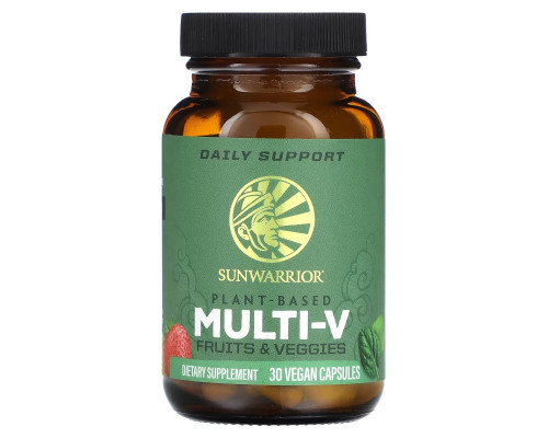 Sunwarrior, Plant-Based Multi-V, 30 Vegan Capsules Sunwarrior, Plant-Based Multi-V, 30 Vegan Capsules