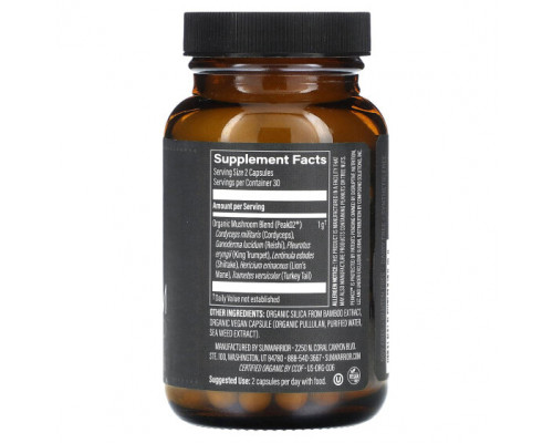 Грибы Mushroom Blend, 60 Vegan Capsules Грибы Mushroom Blend, 60 Vegan Capsules