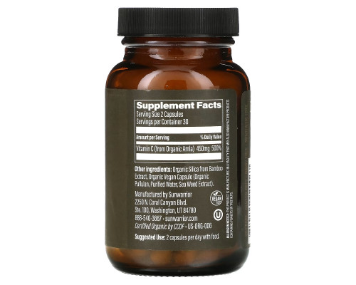 Sunwarrior, Vitamin C, 60 Vegan Capsules Sunwarrior, Vitamin C, 60 Vegan Capsules