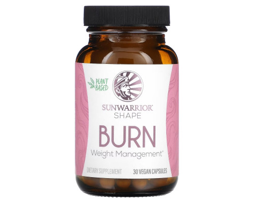 Sunwarrior, Shape, Burn, Weight Management, 30 Vegan Capsules Sunwarrior, Shape, Burn, Weight Management, 30 Vegan Capsules