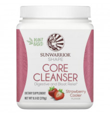 Sunwarrior, Shape, очищающее средство с клубникой, 270 г (9,5 унции)