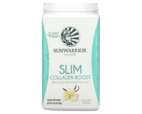 Для похудения и контроля веса Shape, Slim Collagen Boost, Vanilla, 1.65 lb (750 g) Для похудения и контроля веса Shape, Slim Collagen Boost, Vanilla, 1.65 lb (750 g)